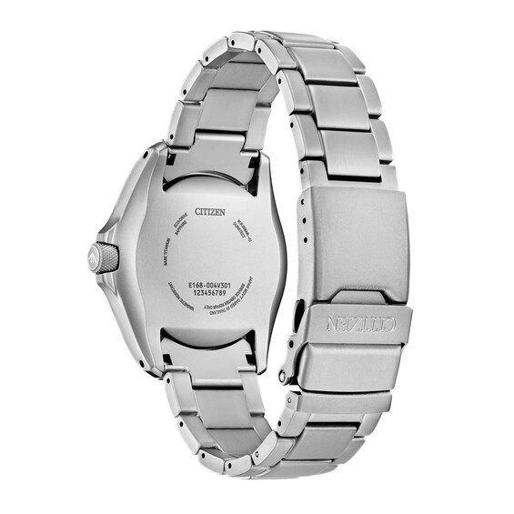 Men's Citizen Eco-DriveÂ® Promaster Dive Super Titaniumâ¢ Watch with Green Dial (Model: Bn0241-59W)