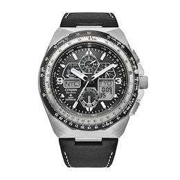 Men\'s Citizen Eco-Drive® Promaster Aqualand Chronograph Strap Watch with  Black Dial (Model: BJ2168-01E) | Zales