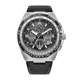 Eco-Drive® BJ2168-01E) Chronograph Black Dial Zales | Strap (Model: Men\'s with Promaster Watch Citizen Aqualand