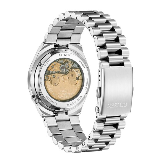 Men's Citizen Tsuyosa Collection Automatic Watch with Blue Sunray Dial (Model: Nj0150-56L)