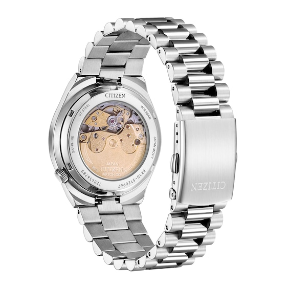 Men's Citizen Tsuyosa Collection Automatic Watch with Sky Blue Sunray Dial (Model: Nj0151-53M)
