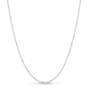 Thumbnail Image 1 of 1.6mm Rope Chain Necklace in Solid 14K White Gold - 18"