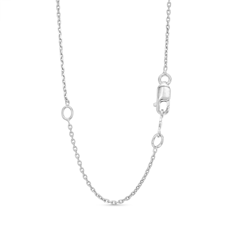 Main Image 5 of Oval Swiss Blue Topaz and White Lab-Created Sapphire Doorknocker Pendant, Ring and Drop Earrings Set in Sterling Silver