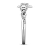 Thumbnail Image 2 of 1/3 CT. T.W. Pear-Shaped Diamond Frame Twist Shank Ring in 10K White Gold
