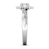 Thumbnail Image 2 of 1/3 CT. T.W. Marquise-Cut Diamond Shadow Frame Twist Shank Ring in 10K White Gold
