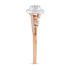 Thumbnail Image 3 of 1/5 CT. T.W. Multi-Diamond Frame Scrollwork Split Shank Ring in 10K Two-Tone Gold
