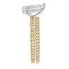 Thumbnail Image 2 of 1 CT. T.W. Pear Multi-Diamond Bridal Set in 10K Gold