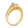 Thumbnail Image 3 of 3/4 CT. T.W. Pear-Shaped Diamond Teardrop Frame Vintage-Style Engagement Ring in 14K Gold