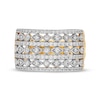 Thumbnail Image 4 of 1/2 CT. T.W. Diamond Alternating Marquise Multi-Row Vintage-Style Band in 10K Gold