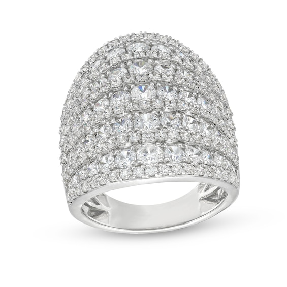 4 CT. T.w. Lab-Grown Diamond Colosseum Multi-Row Ring in 10K White Gold (F/Si2)