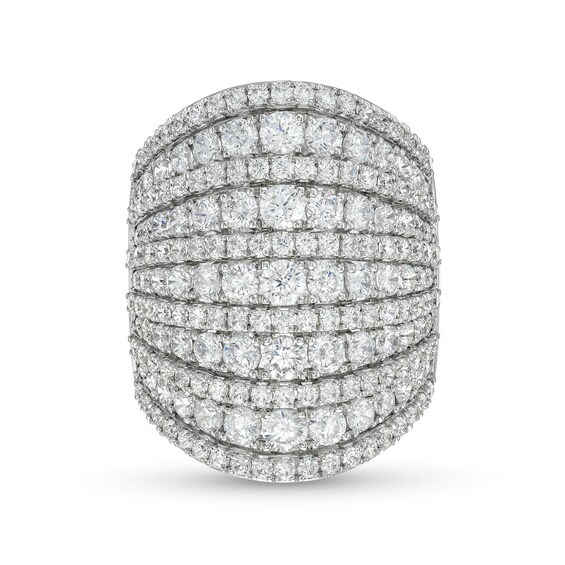 4 CT. T.w. Lab-Grown Diamond Colosseum Multi-Row Ring in 10K White Gold (F/Si2)
