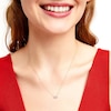 Thumbnail Image 2 of 1/10 CT. T.W. Lab-Grown Diamond Elongated Hexagon Necklace in 10K Gold