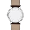 Thumbnail Image 3 of Men's Movado Museum® Classic Gold-Tone PVD Brown Strap Watch with Dotted Grey Dial (Model: 0607800)