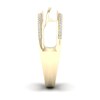 Thumbnail Image 3 of 1/6 CT. T.W. Diamond Edge White Kintsugi-Style Band in 10K Gold with Ceramic