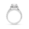 Thumbnail Image 5 of 4-1/2 CT. T.W. Emerald-Cut Certified Lab-Grown Diamond Frame Bridal Set in 14K White Gold (I/SI2)
