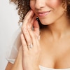 Thumbnail Image 2 of 2-1/4 CT. T.W. Marquise-Cut Lab-Grown Diamond Frame Bridal Set in 14K Gold (I/SI2)