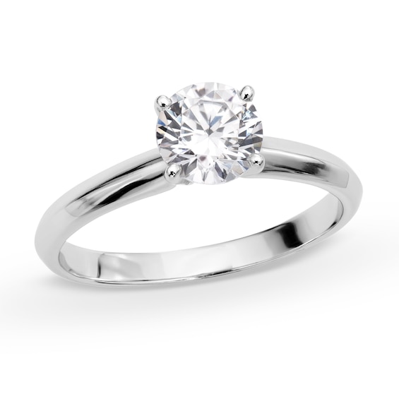 1 CT. Certified Lab-Grown Diamond Solitaire Engagement Ring in 14K White Gold (I/Si2)