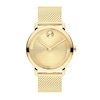Thumbnail Image 1 of Men's Movado Bold® Evolution Gold-Tone IP Mesh Watch with Textured Tonal Gold-Tone Dial (Model: 3601073)