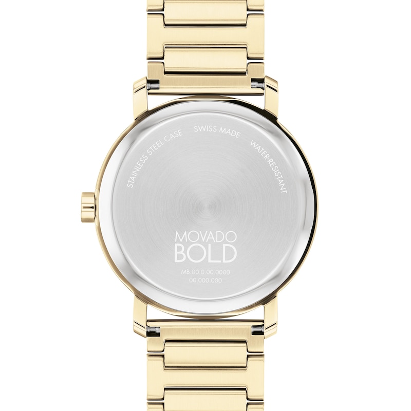Main Image 3 of Men's Movado Bold® Evolution Gold-Tone IP Watch with Textured Tonal Gold-Tone Dial (Model: 3601095)