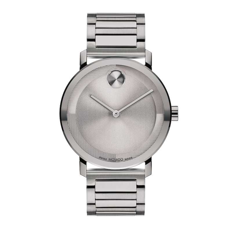Main Image 1 of Men's Movado Bold® Evolution Grey IP Watch with Textured Tonal Grey Dial (Model: 3601096)