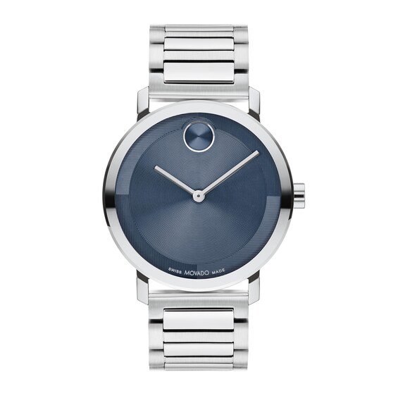 Men's Movado Bold® Evolution Watch with Textured Tonal Blue Dial (Model: 3601155)