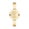 Thumbnail Image 1 of Ladies' Movado Bold® Evolution Gold-Tone IP Bangle Watch with Crystal Accent Dial (Model: 3601161)