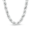 Thumbnail Image 1 of 7.2mm Rope Chain Necklace in Solid Sterling Silver  - 20"