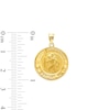 Thumbnail Image 1 of 25.6mm Saint Christopher Medallion Charm in Solid 14K Gold