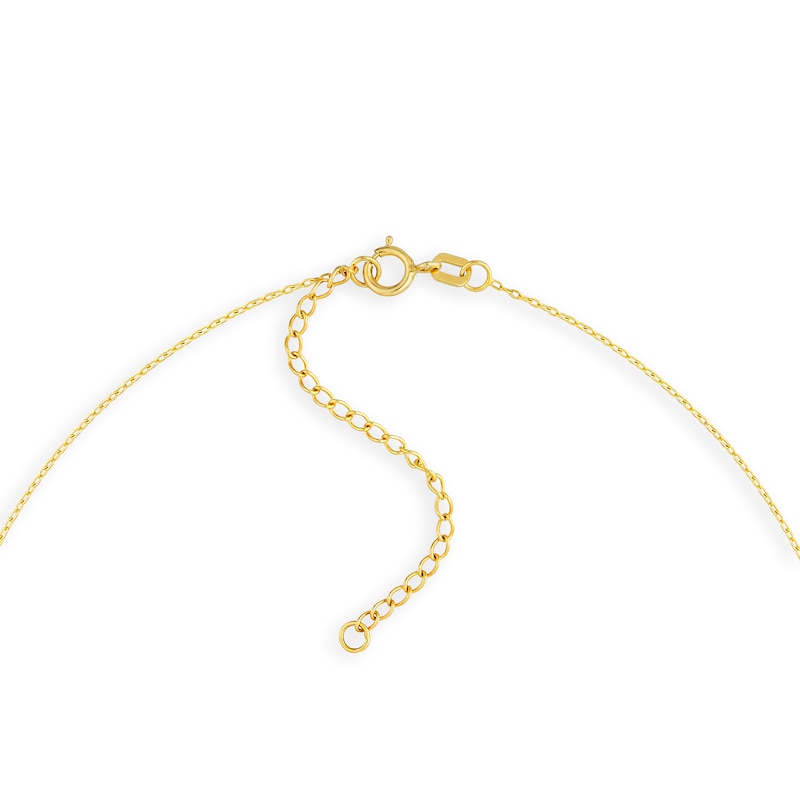 Main Image 3 of Mini Cross Necklace in 14K Gold