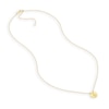 Thumbnail Image 2 of Etched Pineapple Disc Necklace in 14K Gold