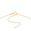 Thumbnail Image 3 of Etched Pineapple Disc Necklace in 14K Gold