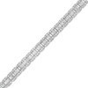 Thumbnail Image 1 of 5 CT. T.W. Baguette-Cut Lab-Grown Diamond Line Bracelet in 10K White Gold (I/I1)