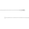 Thumbnail Image 2 of Diamond-Cut 1.2mm Cable Chain Necklace in Solid 14K White Gold - 18"