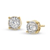 Thumbnail Image 0 of 1 CT. T.W. Diamond Gallery Frame Stud Earrings in 14K Gold (J/I3)