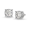 Thumbnail Image 1 of 1 CT. T.W. Diamond Gallery Frame Stud Earrings in 14K White Gold (J/I3)