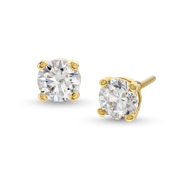 1-1/2 CT. T.W. Certified Lab-Created Diamond Solitaire Stud Earrings in 14K Gold (I/SI2)