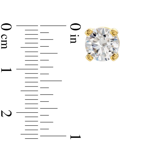 1-1/2 CT. T.w. Certified Lab-Grown Diamond Solitaire Stud Earrings in 14K Gold (I/Si2)