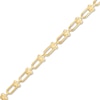 Thumbnail Image 1 of Stirrup Link Bracelet in Hollow 10K Gold - 7.5&quot;