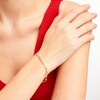 Thumbnail Image 2 of Stirrup Link Bracelet in Hollow 10K Gold - 7.5&quot;