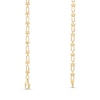Thumbnail Image 3 of Stirrup Link Necklace in Hollow 10K Gold - 18"