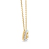 Thumbnail Image 2 of 1/10 CT. T.W. Diamond Interlocking Circles Necklace in 10K Gold