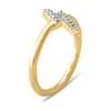 Thumbnail Image 2 of 1/6 CT. T.W. Diamond Lightning Bolt Ring in 10K Gold