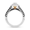 Thumbnail Image 2 of Enchanted Disney Villains Evil Queen 1 CT. T.W. Diamond Teardrop Frame Engagement Ring in 14K White Gold