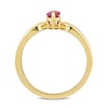 Thumbnail Image 2 of Eternally Bonded Marquise-Cut Ruby Solitaire Ring in 10K Gold