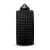 Thumbnail Image 3 of Black Spinel Spike Beaded Dome Band in Oxidized Black Sterling Silver