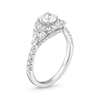 Thumbnail Image 2 of 1-5/8 CT. T.W. Certified Diamond Frame Tri-Sides Engagement Ring in 14K White Gold (I/SI2)