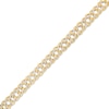 Thumbnail Image 0 of Hollow 7.0mm Diamond-Cut Chain Bracelet in 14K Gold - 7.5”