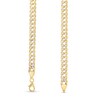 Thumbnail Image 2 of Hollow 7.0mm Diamond-Cut Chain Necklace in 14K Gold - 18”