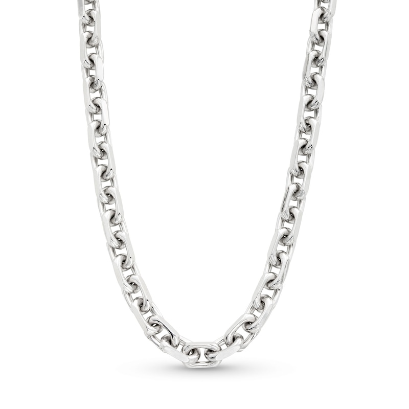 Vera Wang Men 6.8mm Anchor Chain Necklace in Sterling Silver - 22"