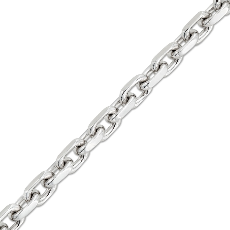 Vera Wang Men 6.8mm Anchor Chain Bracelet in Sterling Silver - 8.5"